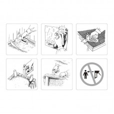 71040 VOREL Capsator tapiterie din metal, capse 4-..
